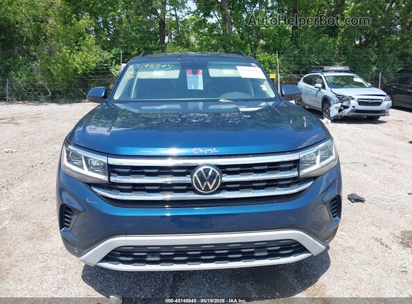 1V2WP2CA3MC607812 2021 VOLKSWAGEN ATLAS Blue Vista del cuadro de instrumentos