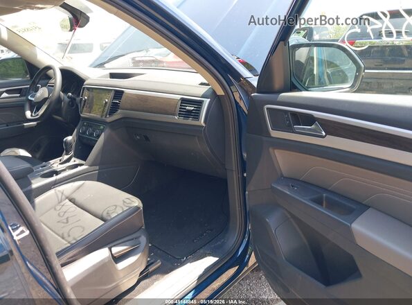 1V2WP2CA3MC607812 2021 VOLKSWAGEN ATLAS Blue Vista interior delantera