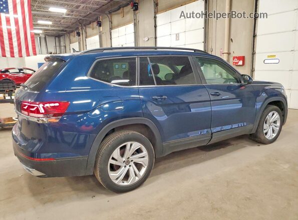 1V2WR2CA2MC568978 2021 VOLKSWAGEN ATLAS Синий 