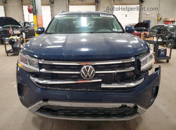 1V2WR2CA2MC568978 2021 VOLKSWAGEN ATLAS Синий 