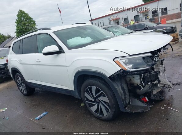 1V2WR2CA6RC507656 2024 VOLKSWAGEN ATLAS White Widok wnętrza z tyłu