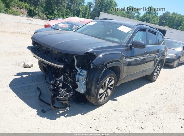 1V2WR2CA9RC570055 2024 VOLKSWAGEN ATLAS Black Առջևի ձախ երեք քառորդ տեսարան