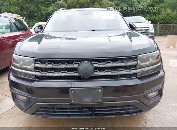 1V2WR2CAXKC544229 2019 VOLKSWAGEN ATLAS Black Դիմացի տեսք