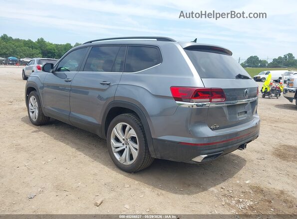 1V2WR2CAXMC527725 2021 VOLKSWAGEN ATLAS Gray Задня ліва чверть