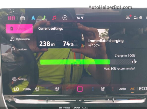1V2WSPE84SC009375 2025 VOLKSWAGEN ID.4 Blue 