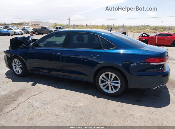 1VWAA7A33LC020472 2020 VOLKSWAGEN PASSAT Синий Панорамный вид салона 360°