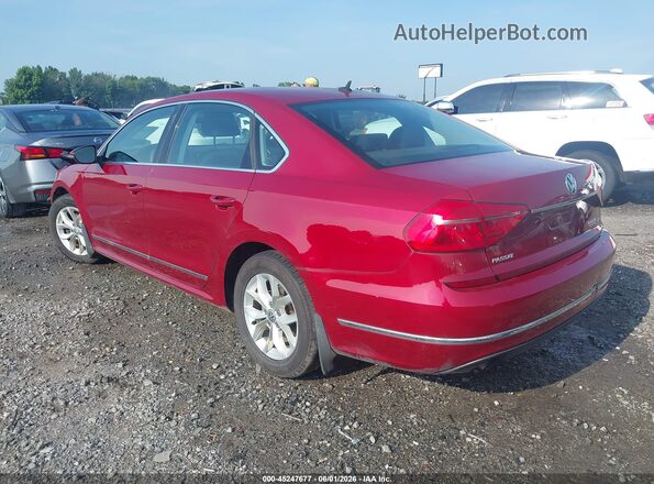 1VWAS7A33GC047111 2016 VOLKSWAGEN PASSAT Red Rear left