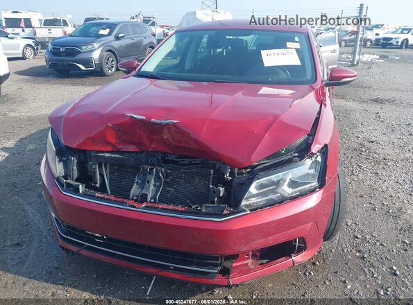 1VWAS7A33GC047111 2016 VOLKSWAGEN PASSAT Red Front view