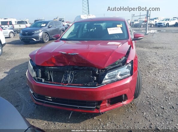 1VWAS7A33GC047111 2016 VOLKSWAGEN PASSAT Red Instrument cluster view