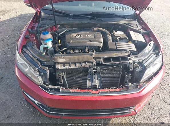 1VWAS7A33GC047111 2016 VOLKSWAGEN PASSAT Red Rear view