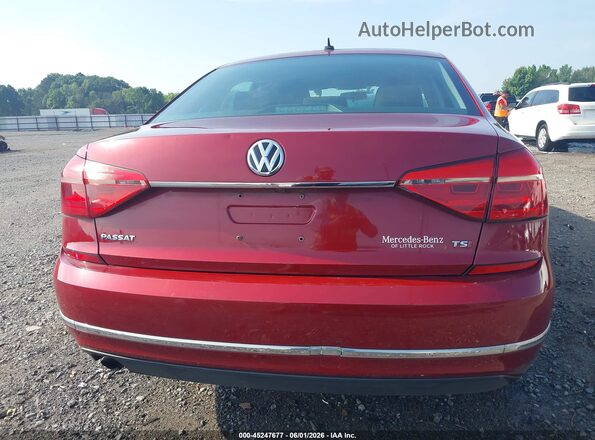1VWAS7A33GC047111 2016 VOLKSWAGEN PASSAT Red 