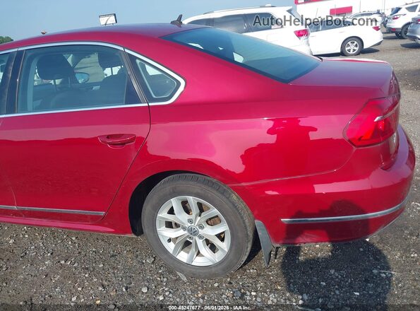 1VWAS7A33GC047111 2016 VOLKSWAGEN PASSAT Red 