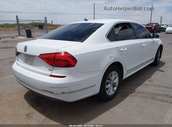 1VWAS7A39GC062521 2016 VOLKSWAGEN PASSAT Белый Задняя правая четверть