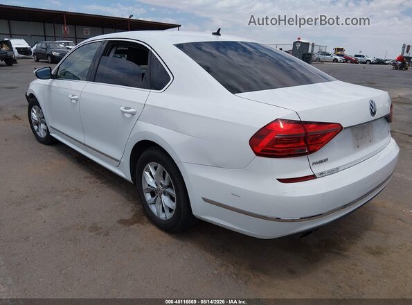 1VWAS7A39GC062521 2016 VOLKSWAGEN PASSAT Белый Задняя левая четверть