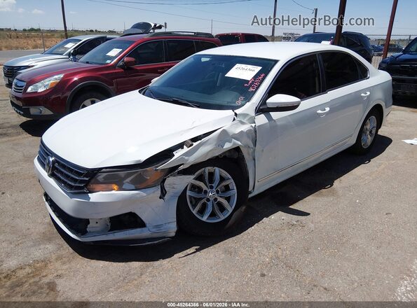 1VWAT7A33GC041046 2016 VOLKSWAGEN PASSAT White Առջևի ձախ երեք քառորդ տեսարան