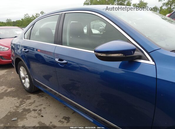 1VWAT7A34GC015152 2016 VOLKSWAGEN PASSAT Синий Вид задней части салона