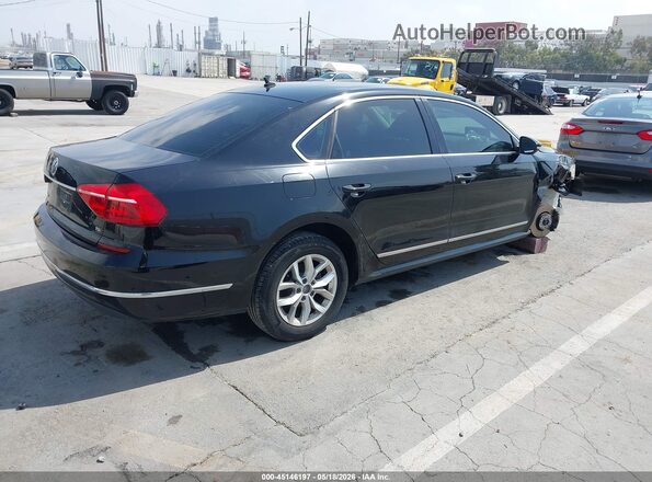 1VWAT7A37GC067696 2016 VOLKSWAGEN PASSAT Черный Задняя правая четверть