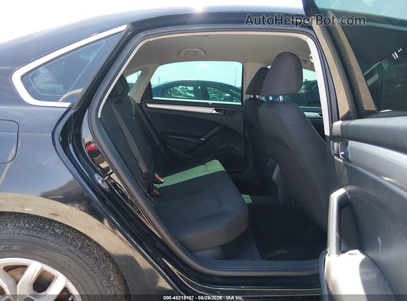 1VWAT7A38GC050471 2016 VOLKSWAGEN PASSAT Black VIN կոդի պիտակի տեսք