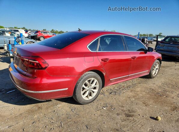 1VWAT7A39HC025337 2017 VOLKSWAGEN PASSAT Red Tył prawy