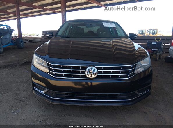 1VWBA7A32JC044165 2018 VOLKSWAGEN PASSAT Black ხელსაწყოთა პანელის ხედი