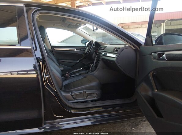 1VWBA7A32JC044165 2018 VOLKSWAGEN PASSAT Black წინა სალონის ხედი