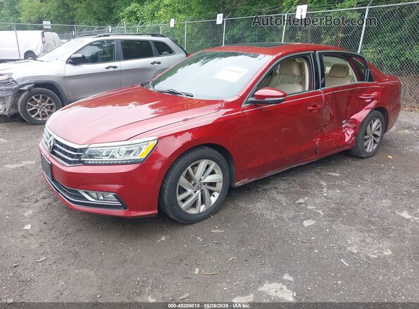 1VWBA7A34JC012012 2018 VOLKSWAGEN PASSAT Red Front left
