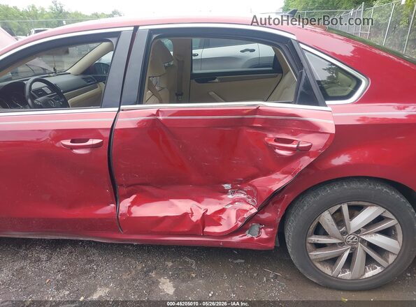 1VWBA7A34JC012012 2018 VOLKSWAGEN PASSAT Red Front view