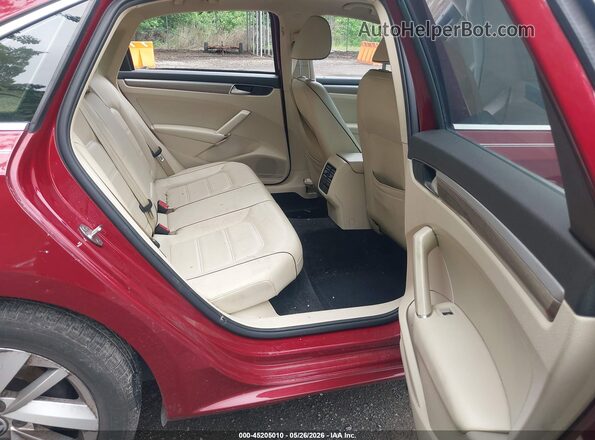 1VWBA7A34JC012012 2018 VOLKSWAGEN PASSAT Red VIN sticker view