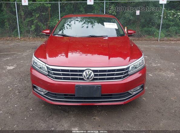 1VWBA7A34JC012012 2018 VOLKSWAGEN PASSAT Red Instrument cluster view