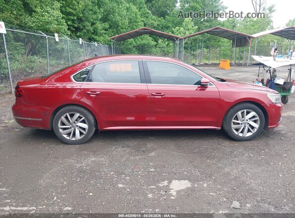 1VWBA7A34JC012012 2018 VOLKSWAGEN PASSAT Red Rear interior view