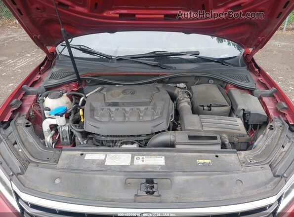 1VWBA7A34JC012012 2018 VOLKSWAGEN PASSAT Red Rear view