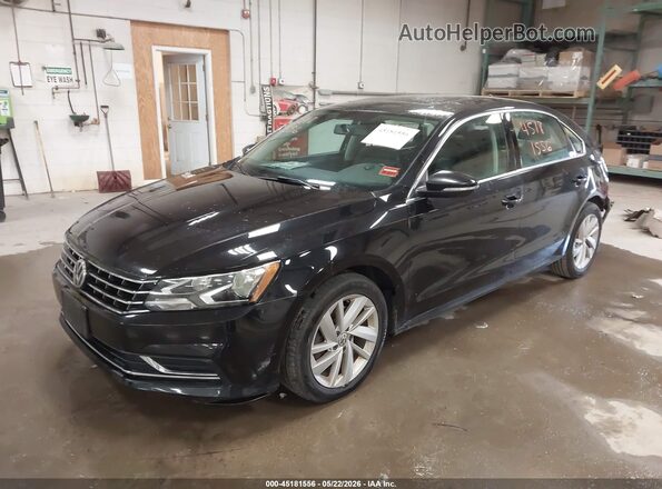 1VWBA7A36JC019172 2018 VOLKSWAGEN PASSAT Черный Передняя левая четверть