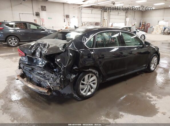 1VWBA7A36JC019172 2018 VOLKSWAGEN PASSAT Черный Задняя правая четверть