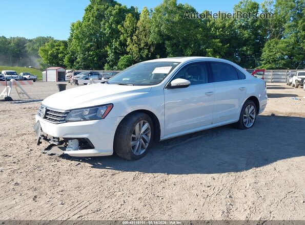 1VWBA7A38JC003569 2018 VOLKSWAGEN PASSAT White Առջևի ձախ երեք քառորդ տեսարան