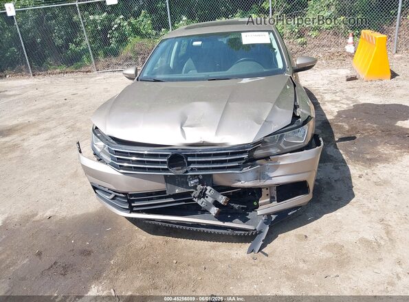 1VWBT7A31GC012018 2016 VOLKSWAGEN PASSAT Gold Front view