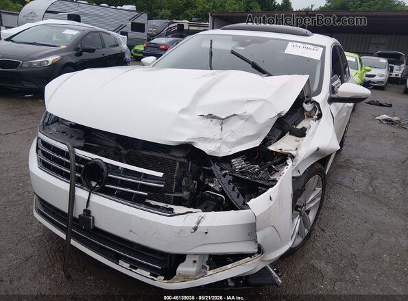 1VWCT7A36HC050267 2017 VOLKSWAGEN PASSAT White Առջևի ձախ երեք քառորդ տեսարան