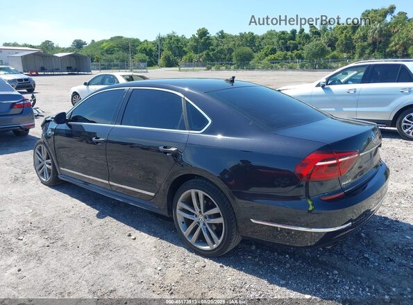 1VWDT7A35HC015532 2017 VOLKSWAGEN PASSAT Черный Задняя левая четверть