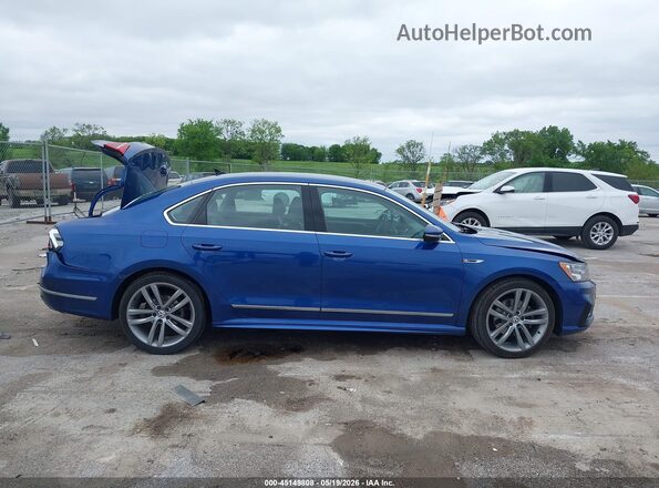 1VWDT7A37HC079152 2017 VOLKSWAGEN PASSAT Blue Rear interior view