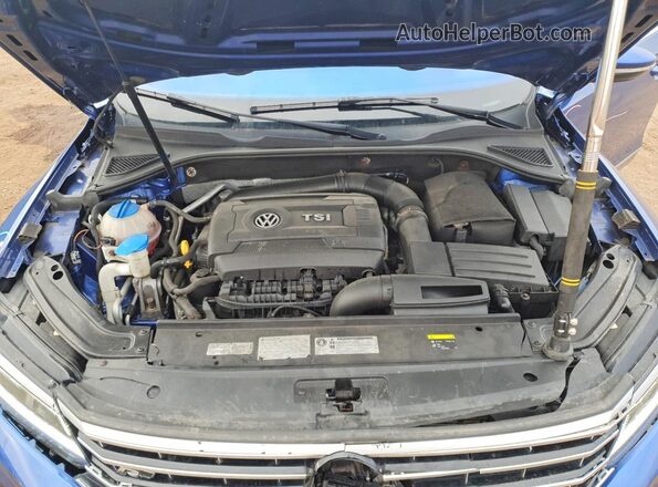1VWDT7A38HC073022 2017 VOLKSWAGEN PASSAT Blue 