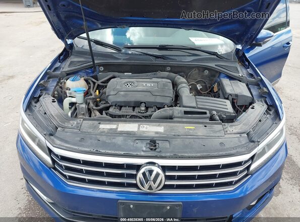 1VWGT7A32HC045097 2017 VOLKSWAGEN PASSAT Blue უკანა ხედი