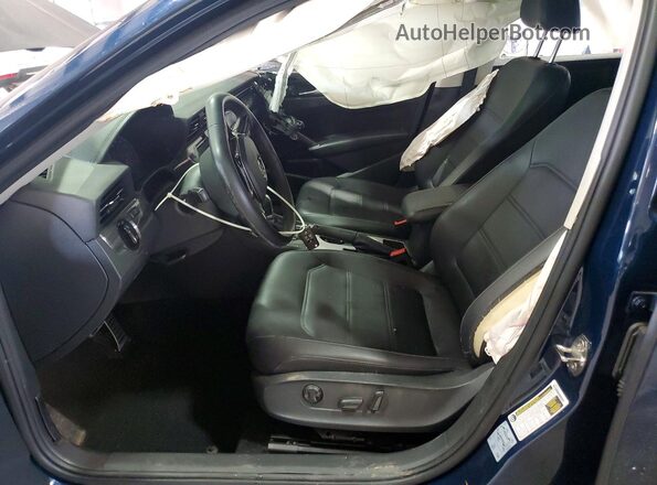 1VWMA7A39LC018917 2020 VOLKSWAGEN PASSAT Blue წინა სალონის ხედი