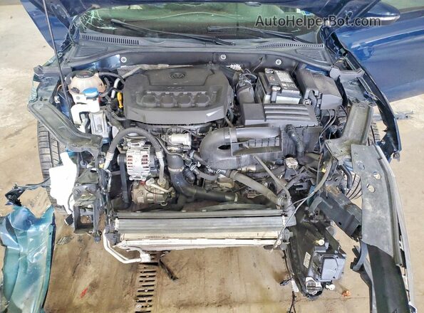1VWMA7A39LC018917 2020 VOLKSWAGEN PASSAT Blue უკანა სალონის ხედი