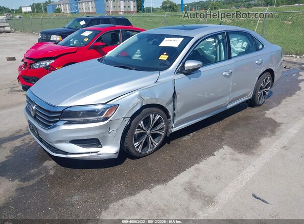 1VWSA7A33MC000146 2021 VOLKSWAGEN PASSAT Silver Front left