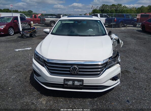 1VWSA7A34MC014654 2021 VOLKSWAGEN PASSAT White Instrument cluster view