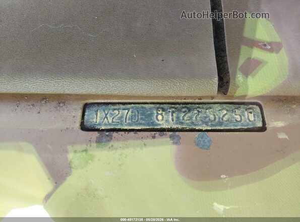 1X27D8TCT225250   1978 CHEVROLET NOVA Оранжевый Вид подкапотного пространства