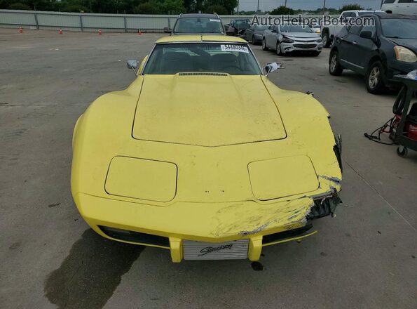 1Z37J4S424130 1974 CHEVROLET CORVETTE Yellow 