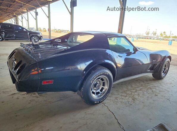 1Z37L7S433577 1977 CHEVROLET CORVETTE Black Trasero derecho