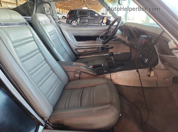 1Z37L7S433577 1977 CHEVROLET CORVETTE Black Vista de los asientos traseros