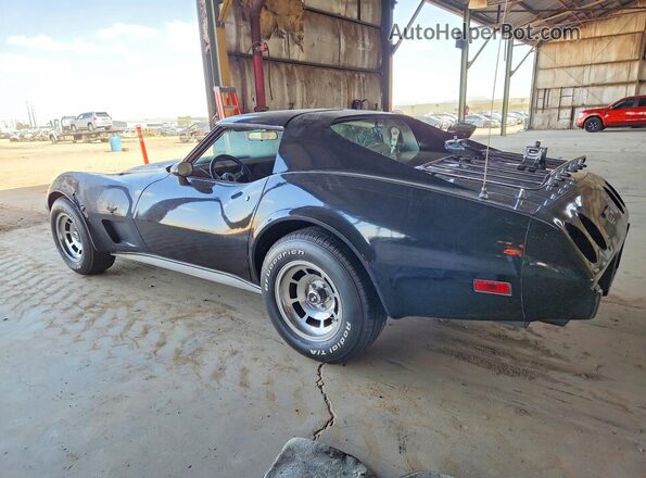 1Z37L7S433577 1977 CHEVROLET CORVETTE Black Trasero izquierdo