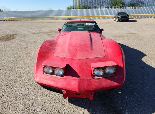 1Z8749S414024 1979 CHEVROLET CORVETTE Red Դիմացի տեսք